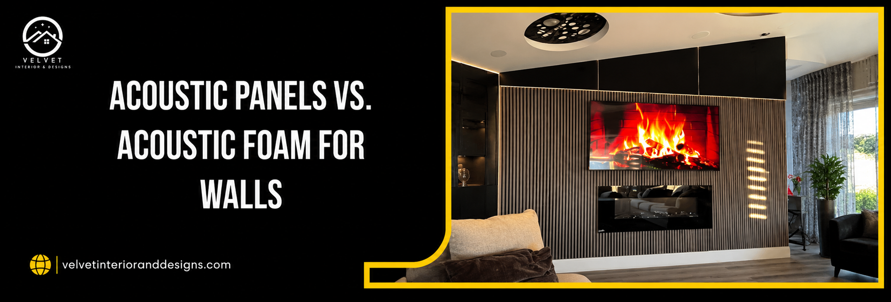 Acoustic Panels vs. Acoustic Foam for walls