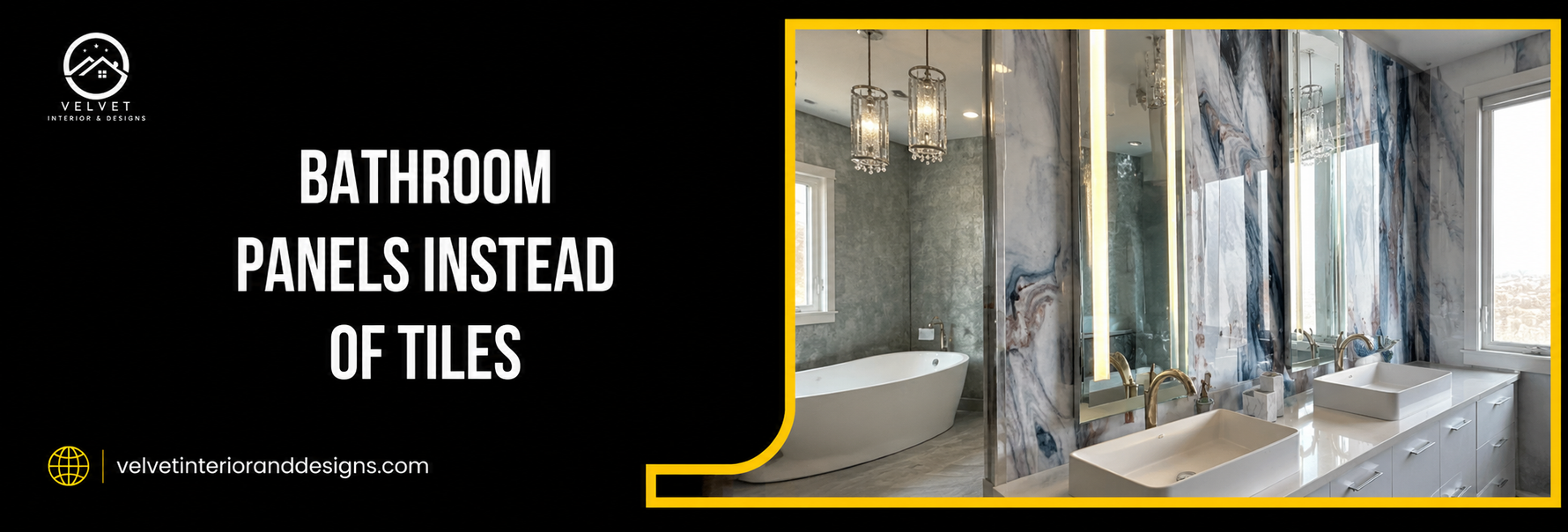 Bathroom Panels Instead of Tiles