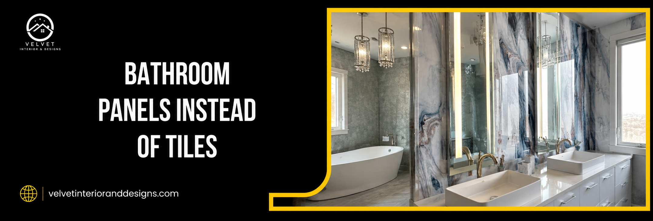 Bathroom Panels Instead of Tiles