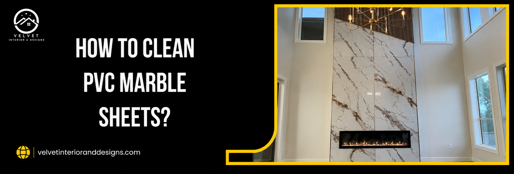 How to Clean PVC Marble Sheets