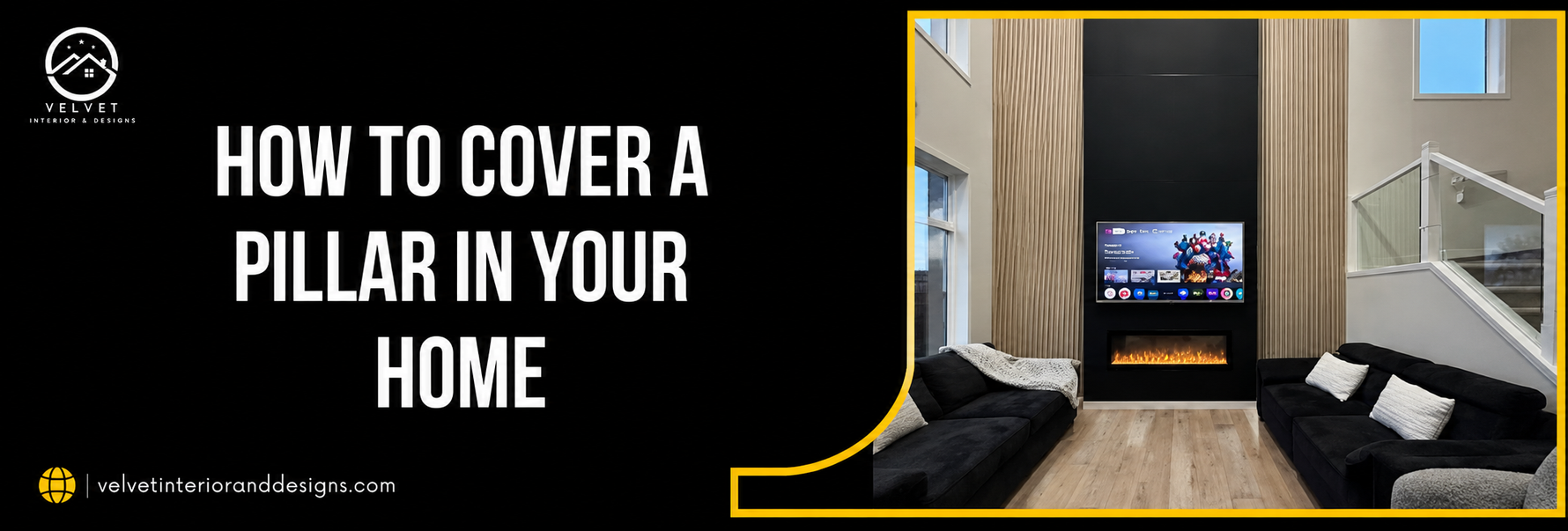 How to Cover a Pillar in Your Home