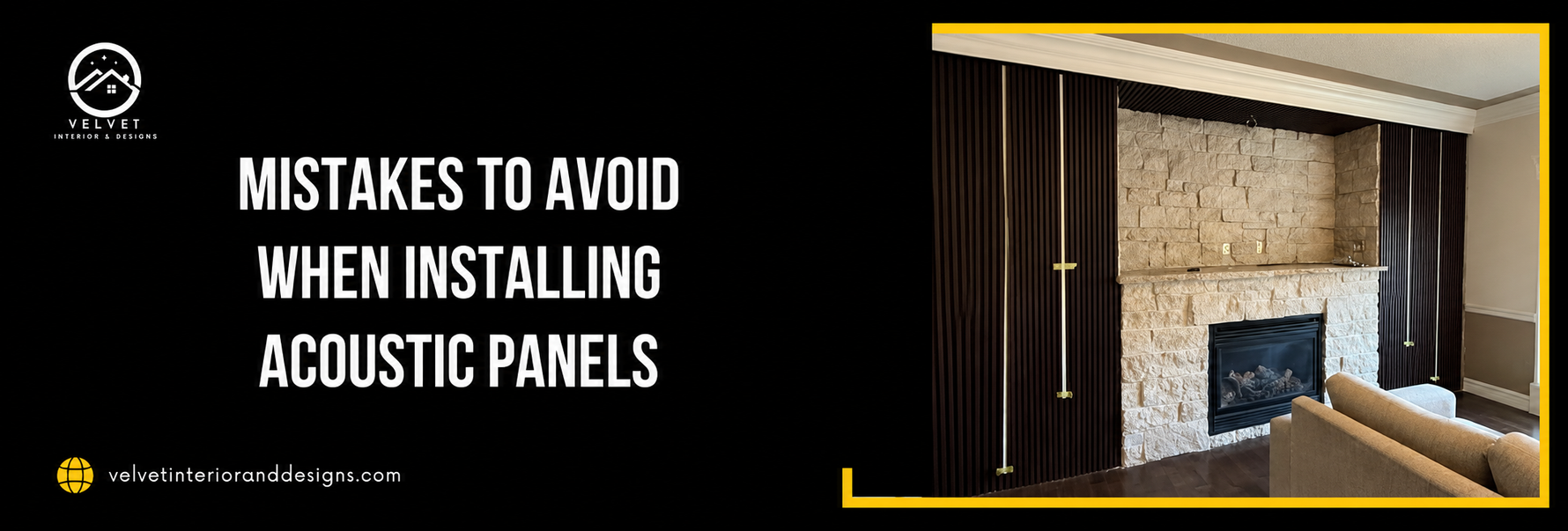 Mistakes to avoid when installing acoustic panels