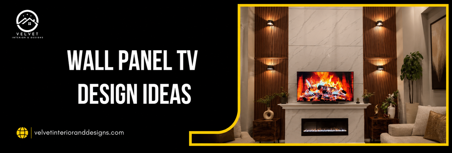 Wall Panel TV Design Ideas