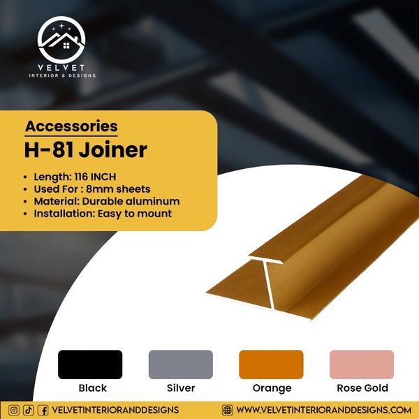 H-81 Joiner | Wall Panel Accessories & LED