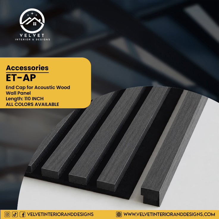 ET | Endcap for Acoustic Panel | Wall Panel Accessories & LED