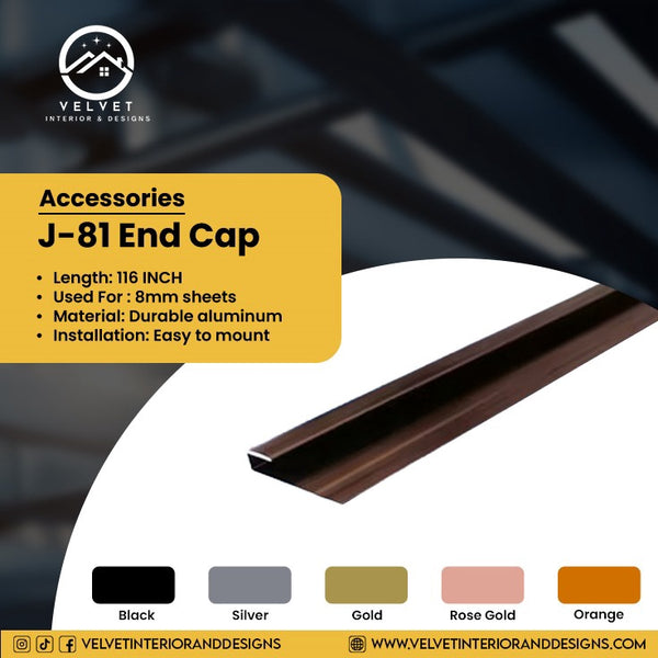 J-81 End Cap | Wall Panel Accessories & LED