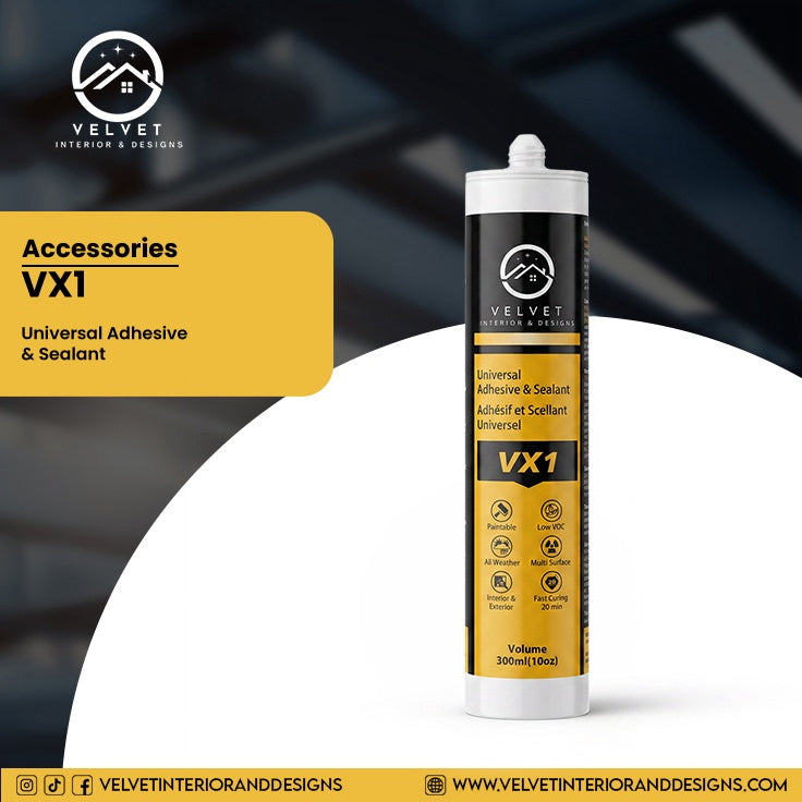 VX1 Universal Adhesive & Sealant | Wall Panel Accessories & LED