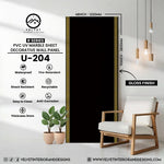 U-204 | R Series | PVC UV Marble Sheet | Decorative Wall Panel | 1/8 in x 48 in x 110 in | Gloss Finish | Waterproof & Fire-Retardant | Ideal for Living Rooms, Bathrooms & Feature Walls
