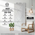 XU-04 | X Series | PVC UV Marble Sheet | Decorative Wall Panel | 1/8 in x 48 in x 110 in | Mirror Gloss Finish | Waterproof & Fire-Retardant | Ideal for Living Rooms, Bathrooms & Feature Walls