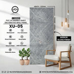 XU-05 | X Series | PVC UV Marble Sheet | Decorative Wall Panel | 1/8 in x 48 in x 110 in | Mirror Gloss Finish | Waterproof & Fire-Retardant | Ideal for Living Rooms, Bathrooms & Feature Walls