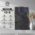 Y2-6 | PU Stone | Stone | Decorative Wall Panel | 2 in x 24 in x 48 in |Stone Finish | Waterproof, Scratch-Resistant & Fireproof | Ideal for Living Rooms, Bathrooms & Feature Walls
