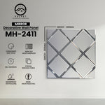 MH-2411 | Mirrors| Wall Panel Accessories | Decorative Wall Panel | 1/8 in x 12 in x 12 in | Convenient Easy Stick - Strong Viscous Force | Ideal for Living Rooms, Bathrooms & Feature Walls