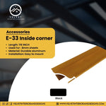 E-33 Inside Corner | Wall Panel Accessories & LED