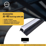 JL-82  End Cap with LED | Wall Panel Accessories & LED
