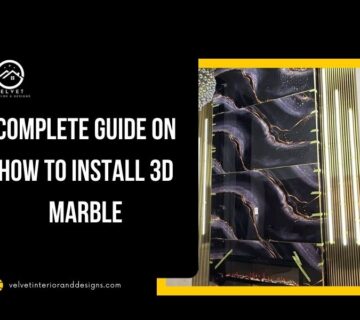 Complete Guide on How to install 3D marble