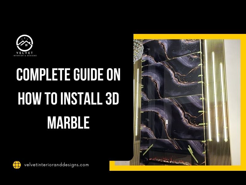 Complete Guide on How to install 3D marble