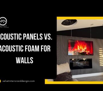 Acoustic Panels vs. Acoustic Foam for walls