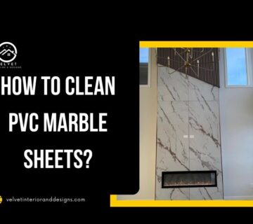 How to Clean PVC Marble Sheets
