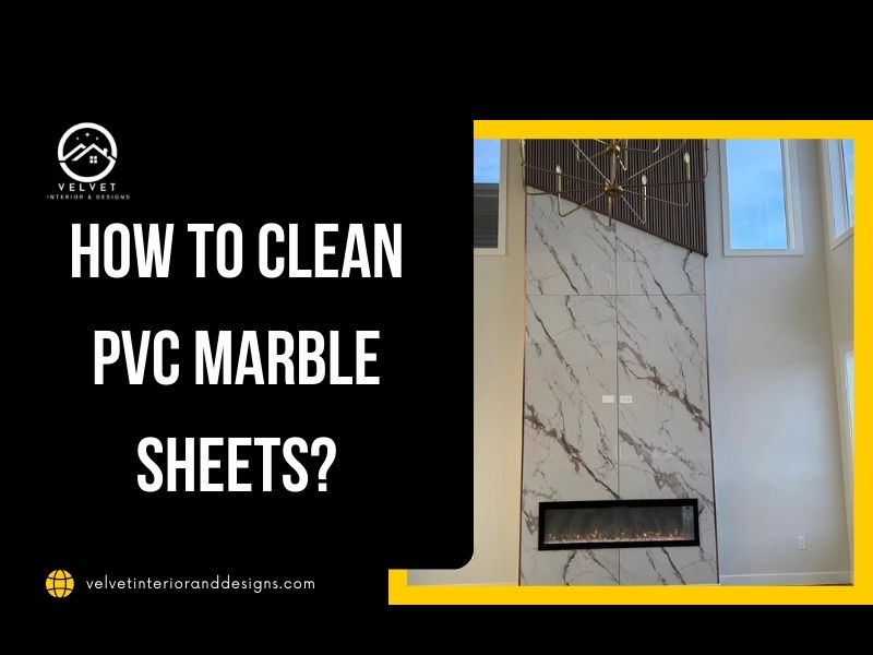 How to Clean PVC Marble Sheets