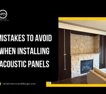 Mistakes to avoid when installing acoustic panels