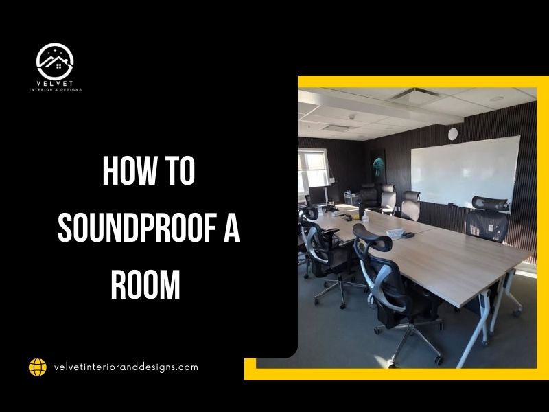 how to soundproof a room