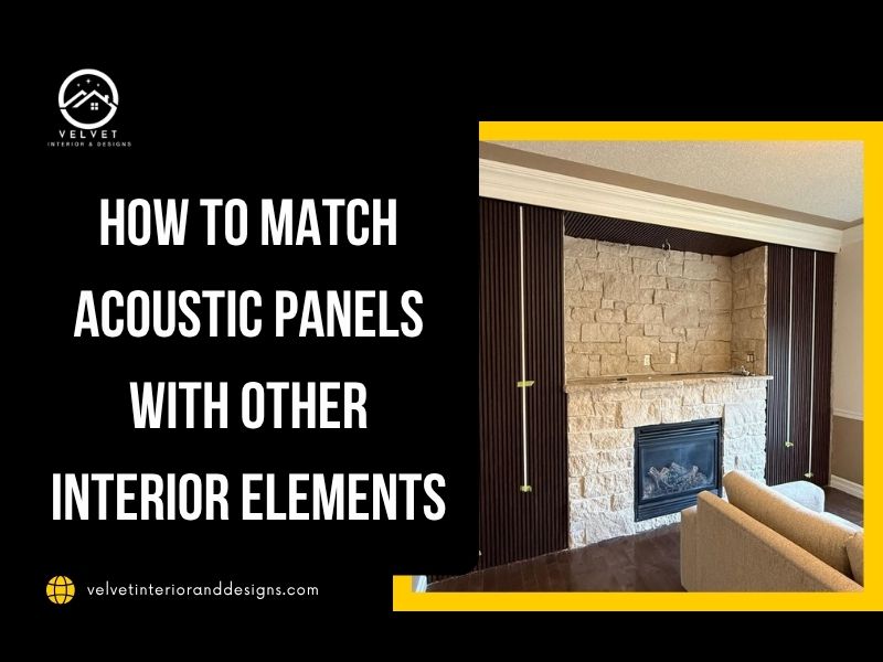 How to Match Acoustic Panels with Other Interior Elements