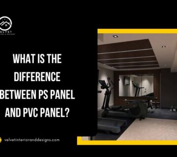 What is the difference between PS panel and PVC panel