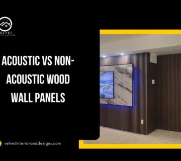 Acoustic vs non-acoustic wood wall panels