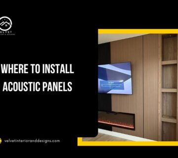 Where to install Acoustic Panels
