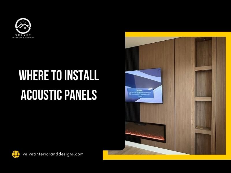 Where to install Acoustic Panels